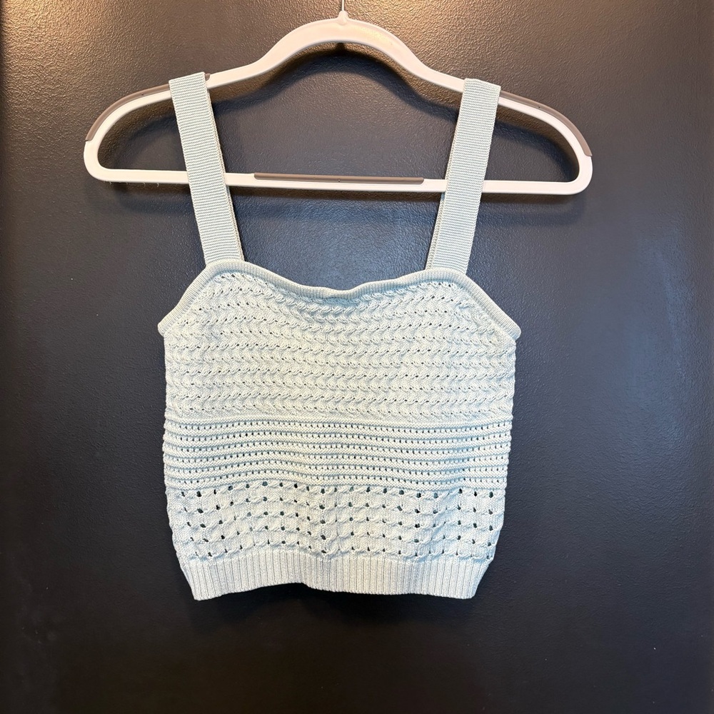 Aritzia Wilfred Rylan Knit/Crochet Tank Top